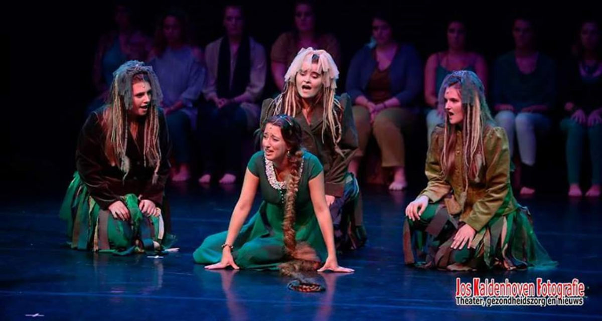 Into the Woods Rapunzel en heksen voor Stars on Stage | Make-up en haar @Chris Janssen 